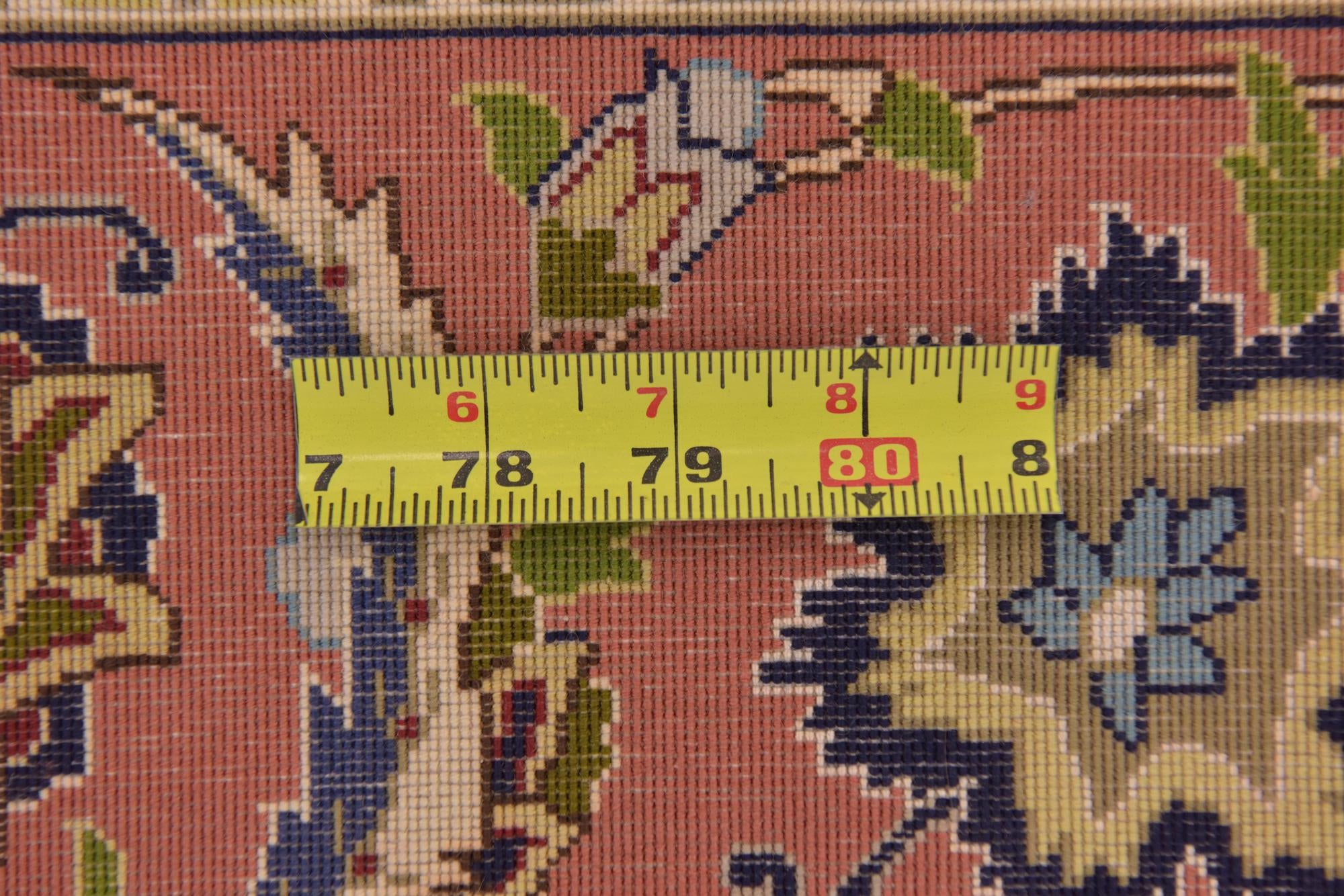 6' 5 x 9' 8 Hand Knotted Isfahan Persian Rug