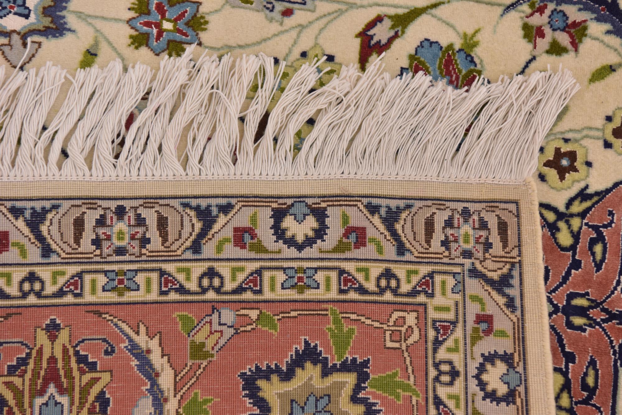 6' 5 x 9' 8 Hand Knotted Isfahan Persian Rug