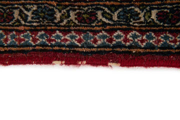 4' 8 x 7' 3 Hand Knotted Isfahan Persian Wool Rug