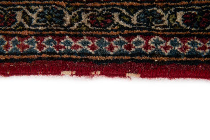 Detail image of 4' 8 x 7' 3 Hand Knotted Isfahan Persian Wool Rug