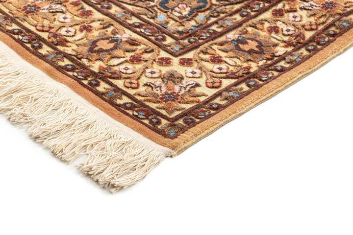 3' 6 x 6' Hand Knotted Jaipur Agra Wool Rug