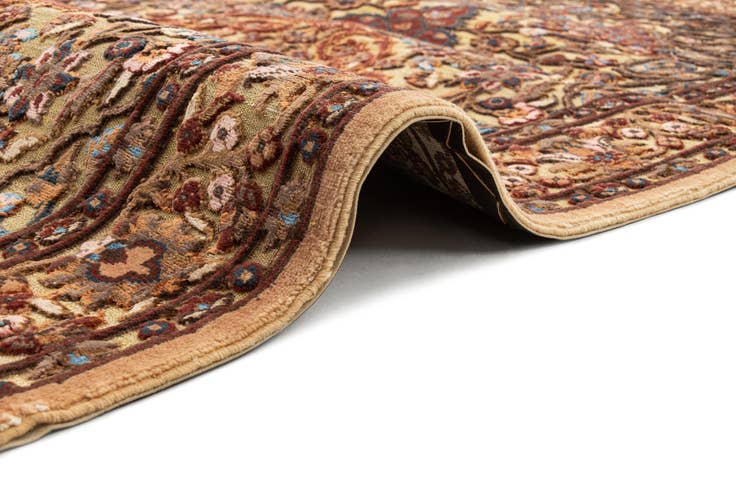 Detail image of 3' 6 x 6' Hand Knotted Jaipur Agra Wool Rug