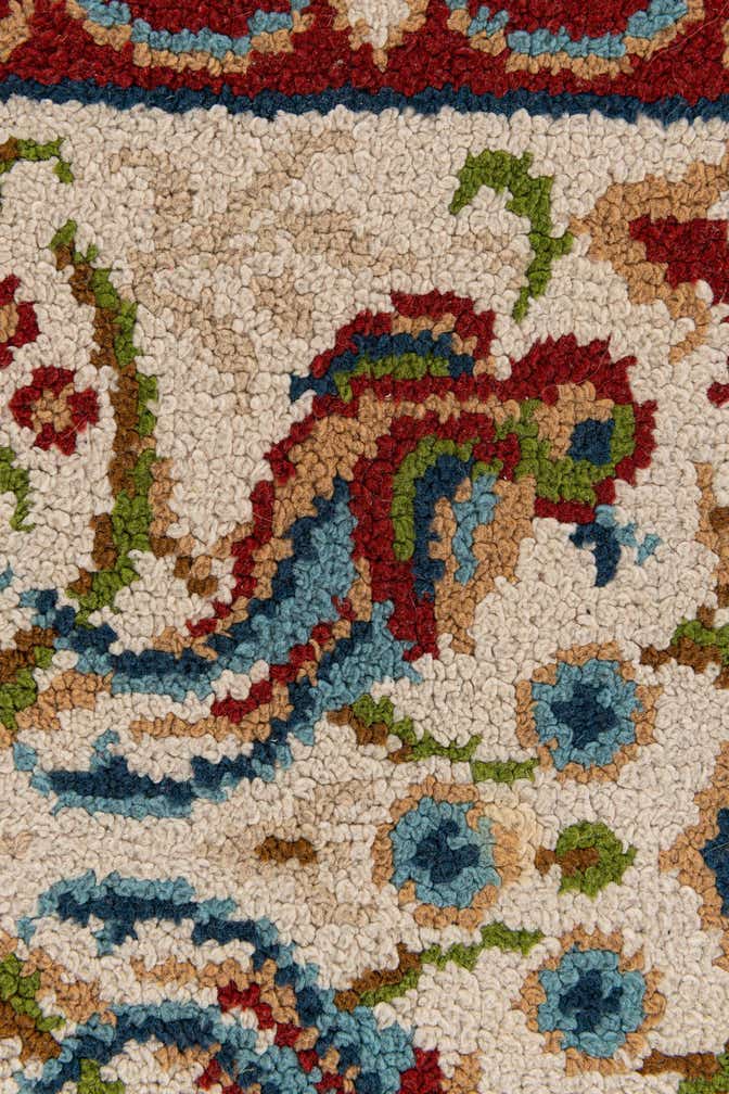 2' 10 x 4' 10 Hand Knotted Jaipur Agra Wool Rug