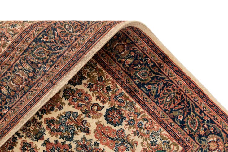 Detail image of 4' 1 x 6' 3 Hand Knotted Jaipur Wool Rug