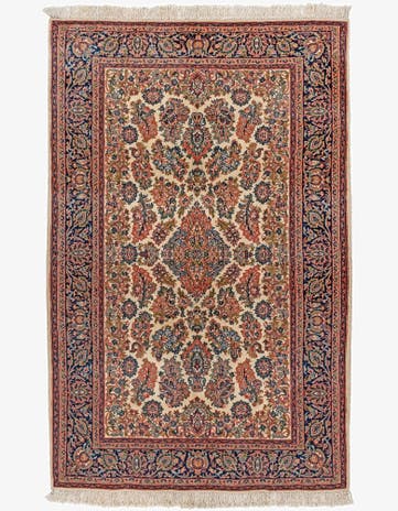 4' 1 x 6' 3 Hand Knotted Jaipur Wool Rug