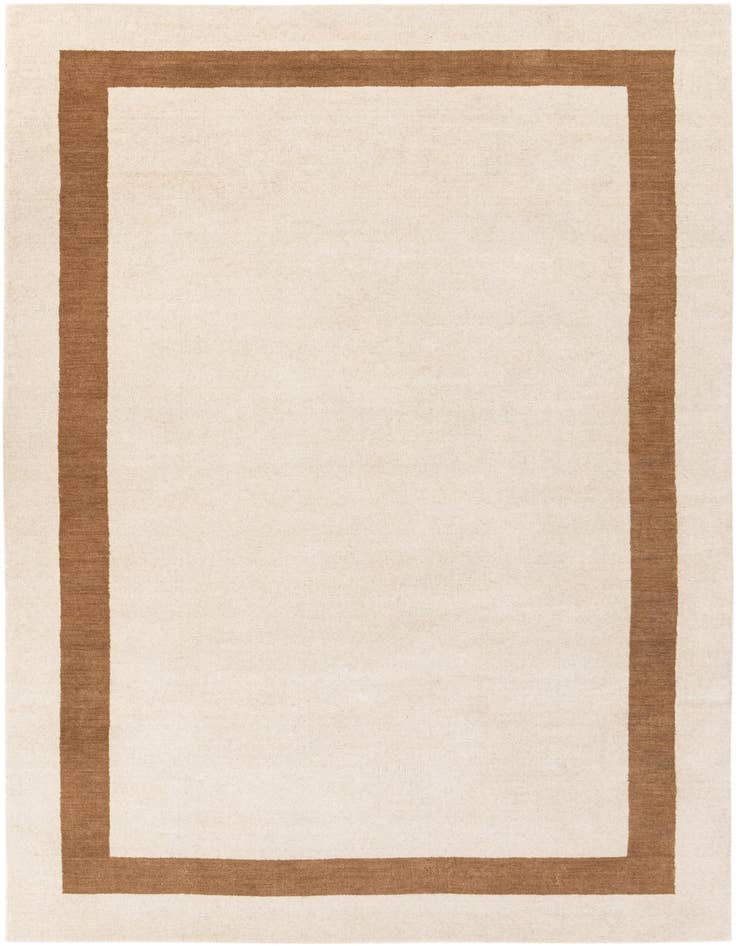 Detail image of 5' 1 x 8' Jill Zarin Border Wool Rug