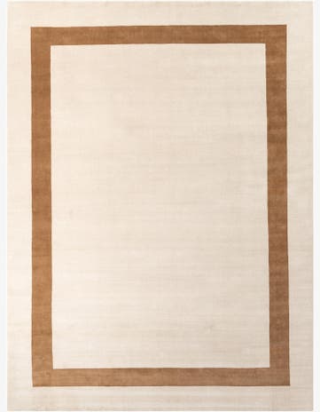 Ivory Jill Zarin Border Wool Rug