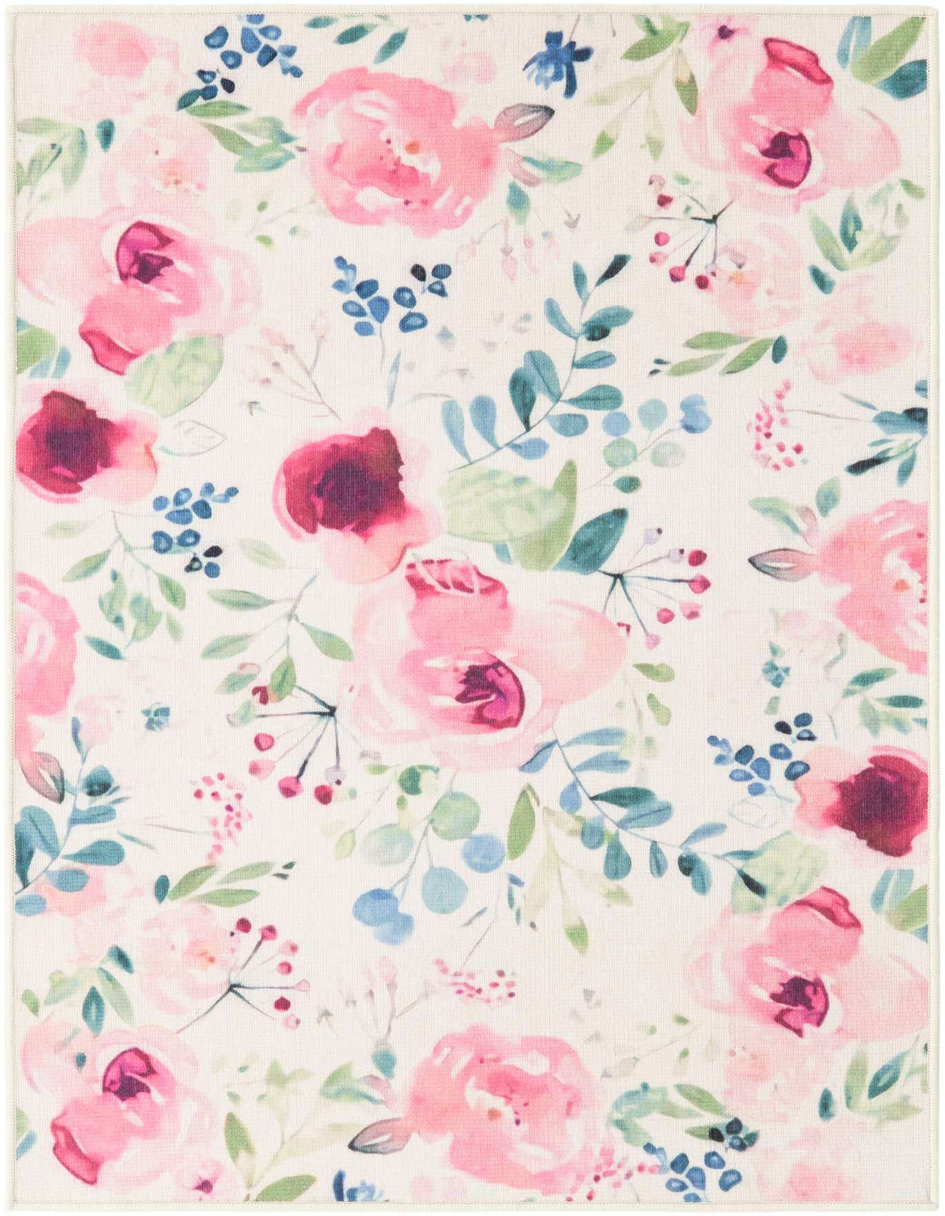 4' x 6' Easy-Clean Jill Zarin Caribbean Barbados Indoor / Outdoor Rug