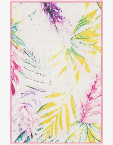 Ivory Easy-Clean Jill Zarin Caribbean Indoor / Outdoor Rug