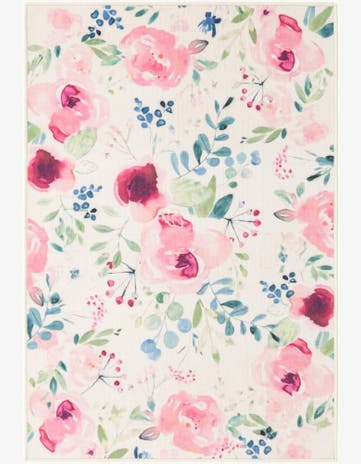 4' x 6' Easy-Clean Jill Zarin Caribbean Barbados Indoor / Outdoor Rug