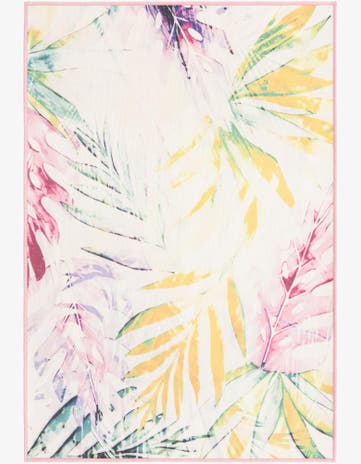 4' x 6' Easy-Clean Jill Zarin Caribbean Aruba Indoor / Outdoor Rug