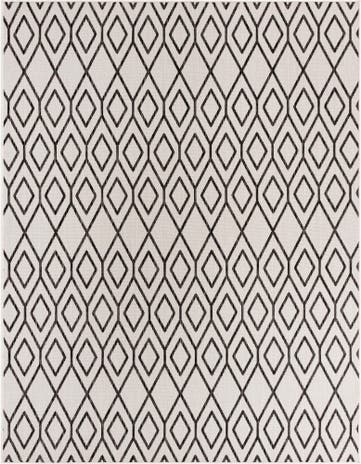 Ivory Easy-Clean Jill Zarin Turks and Caicos Indoor / Outdoor Rug