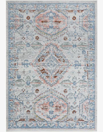 Ivory Kamala Washable Rug