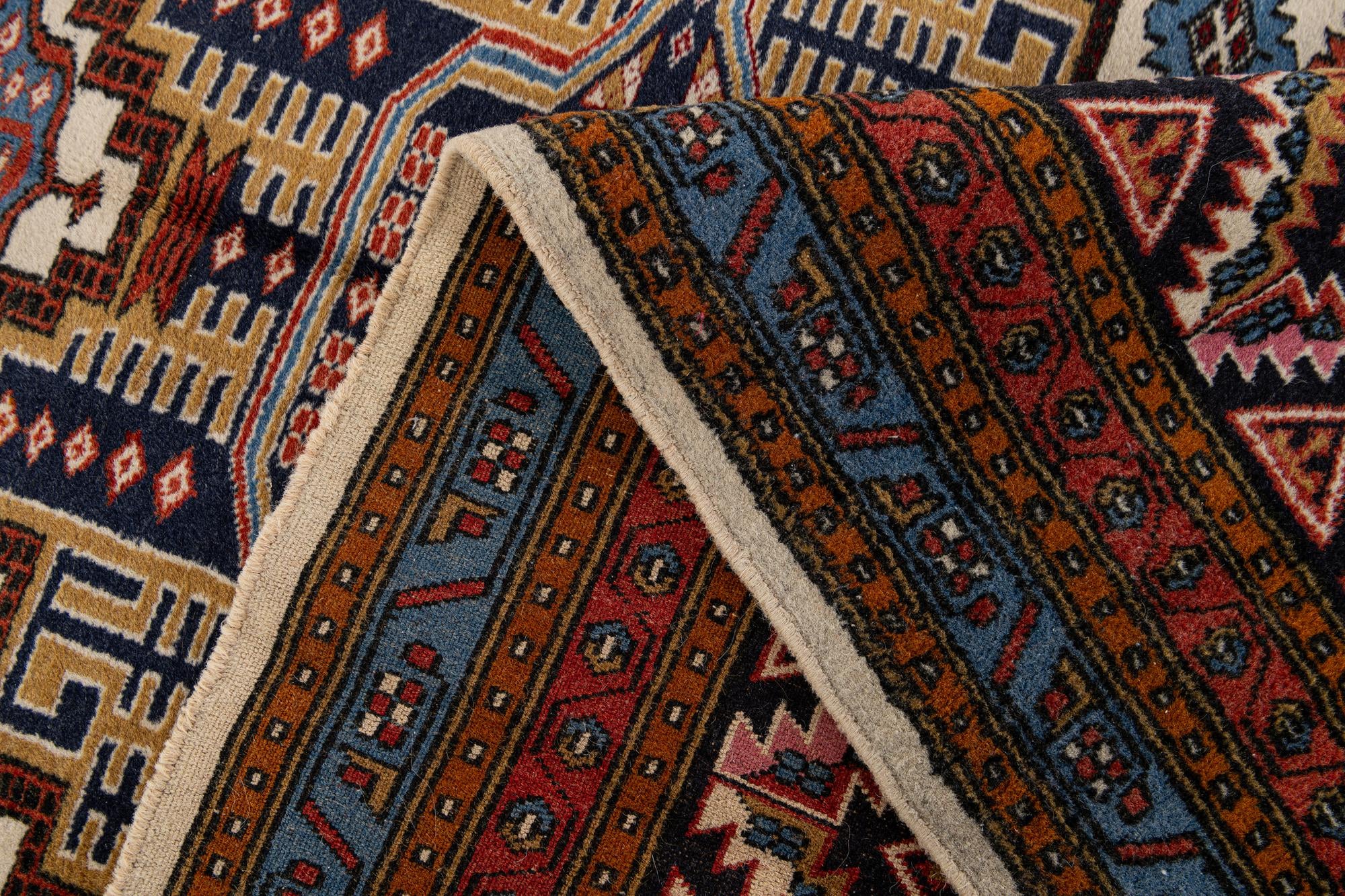 5' 2 x 7' 4 Hand Knotted Kars Wool Rug