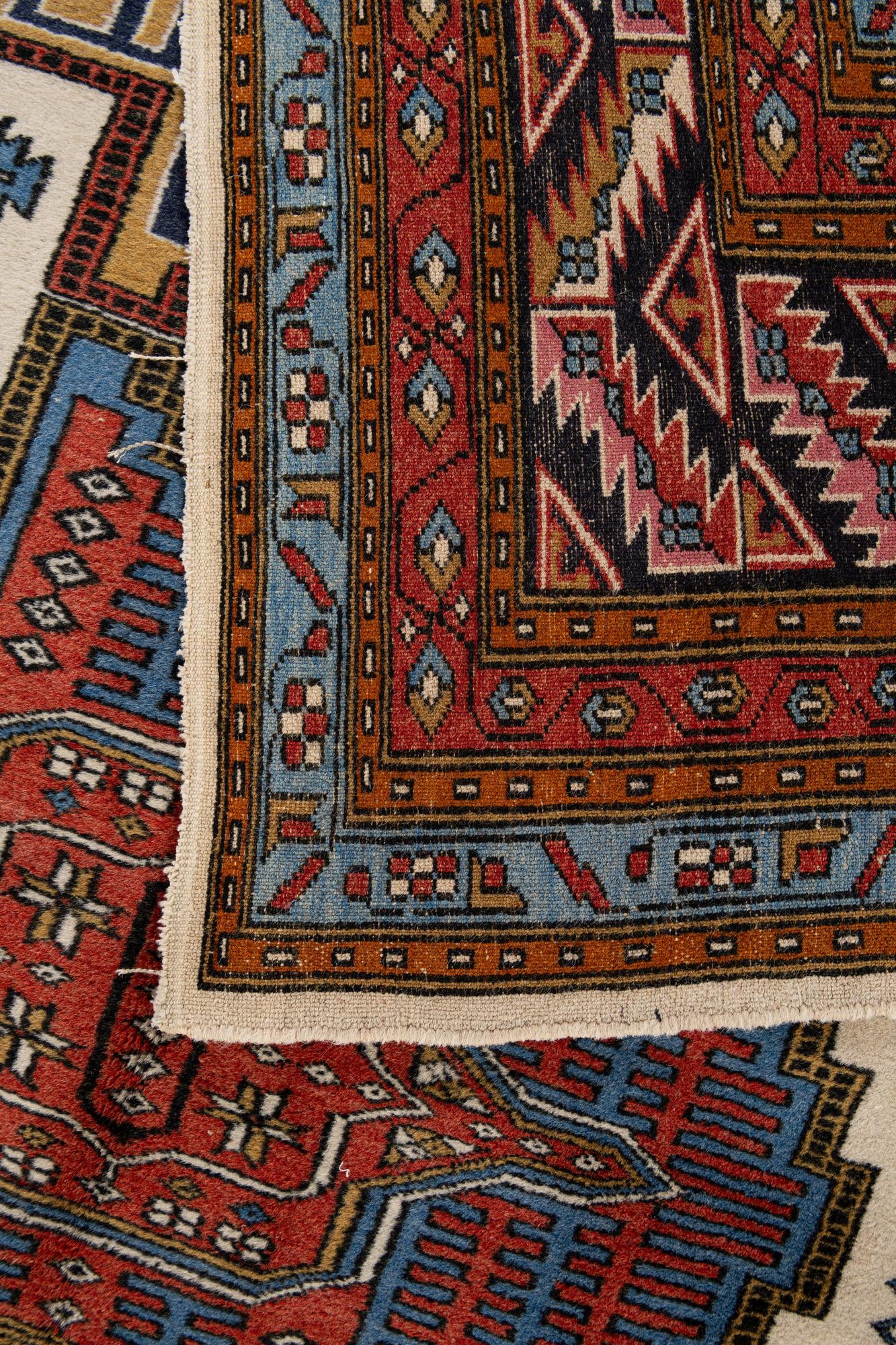 5' 2 x 7' 4 Hand Knotted Kars Wool Rug