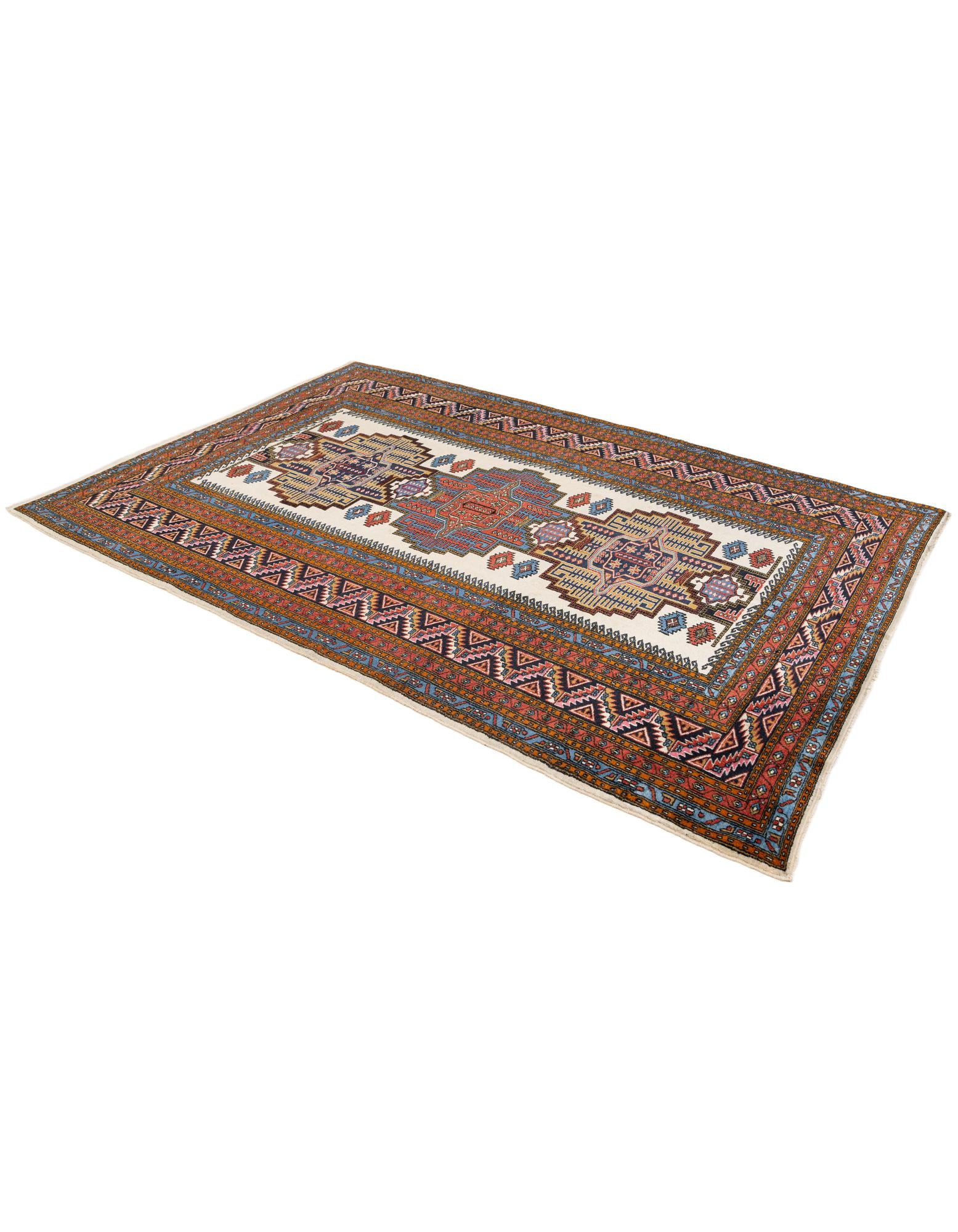 5' 2 x 7' 4 Hand Knotted Kars Wool Rug