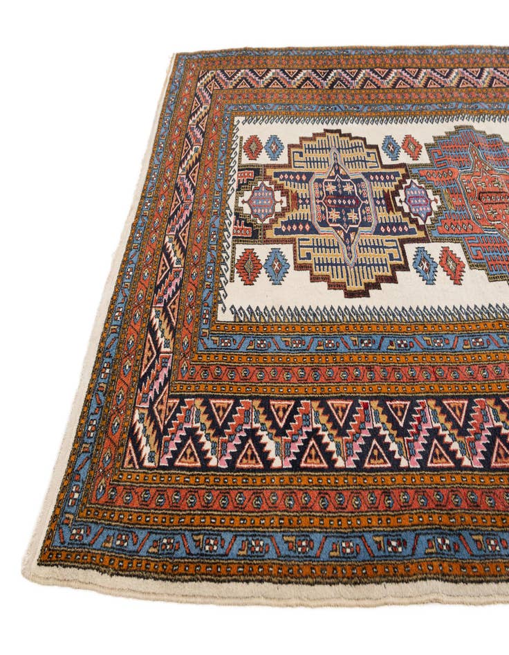 Detail image of 5' 2 x 7' 4  Hand Knotted Kars Wool Rug