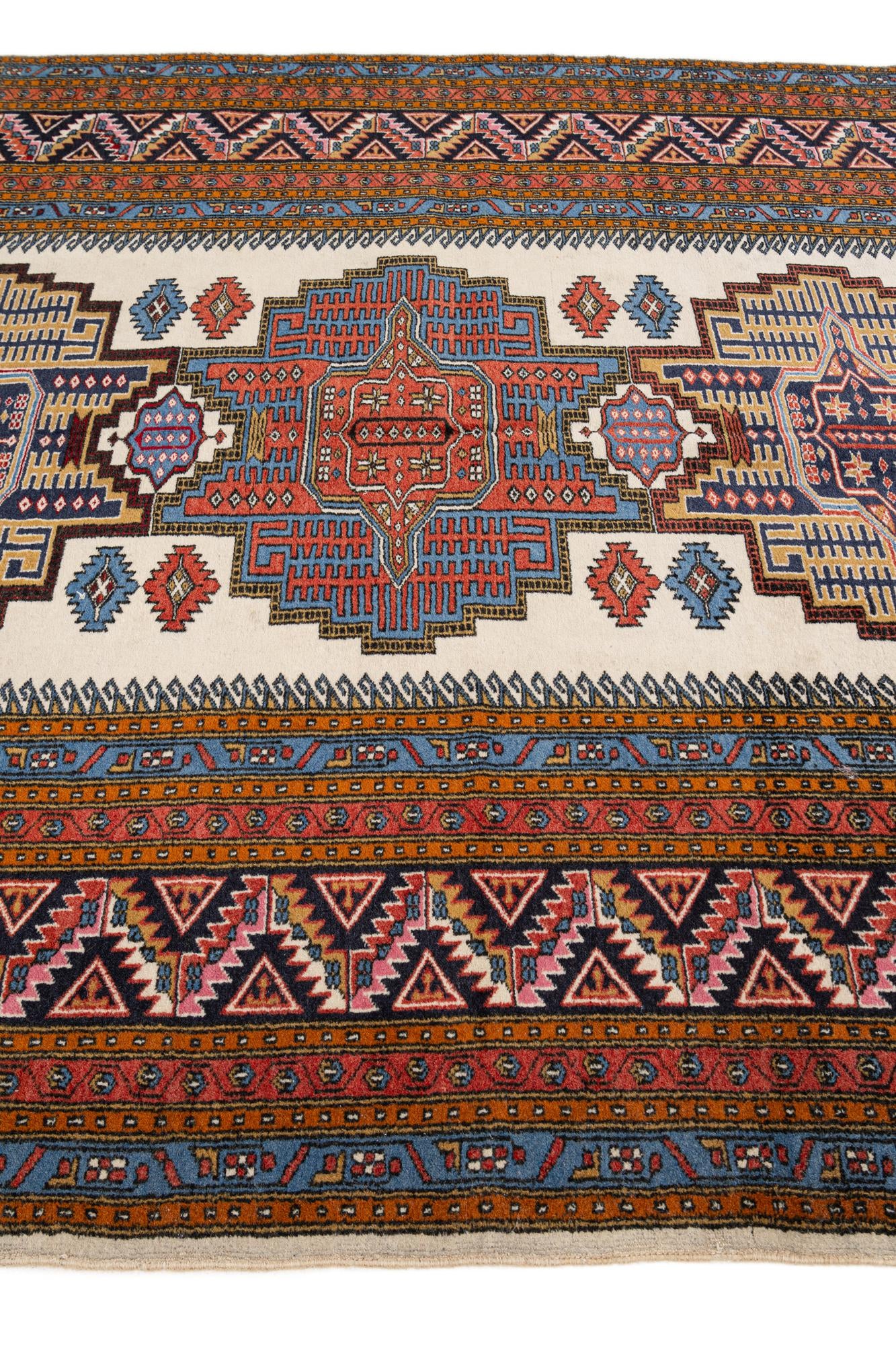 5' 2 x 7' 4 Hand Knotted Kars Wool Rug