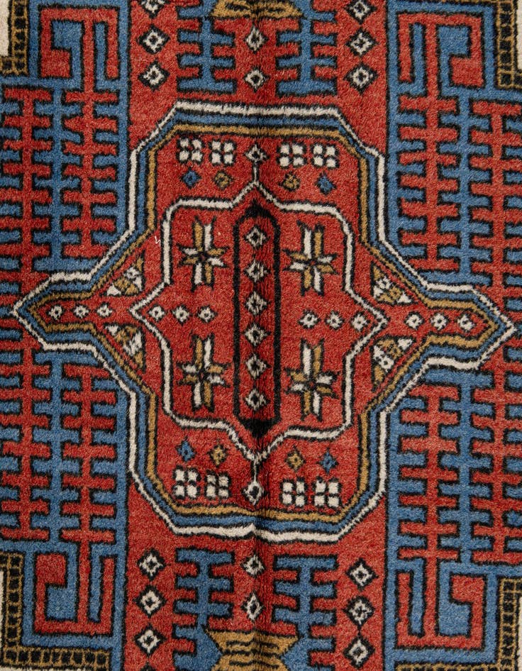 Detail image of 5' 2 x 7' 4  Hand Knotted Kars Wool Rug