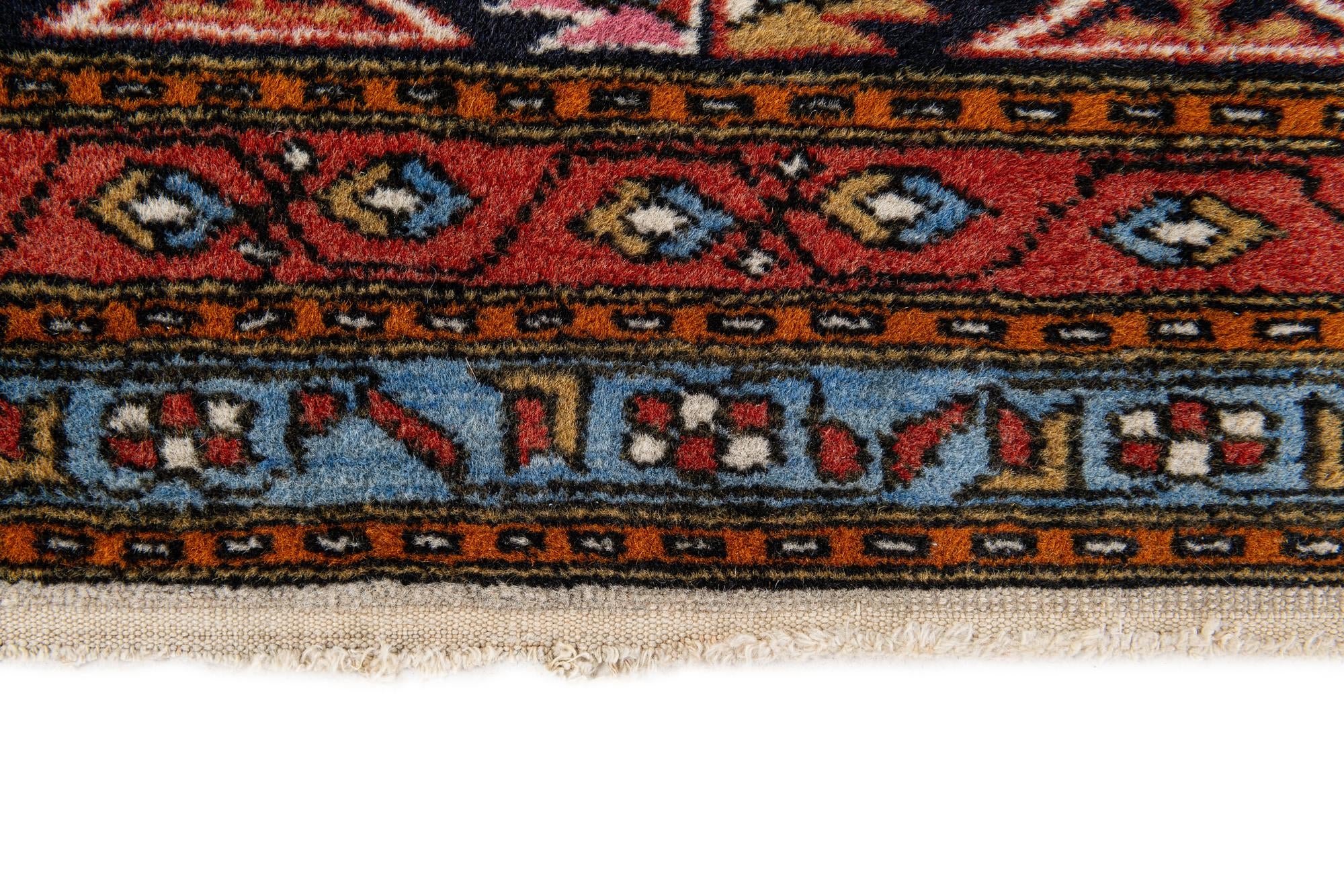 5' 2 x 7' 4 Hand Knotted Kars Wool Rug