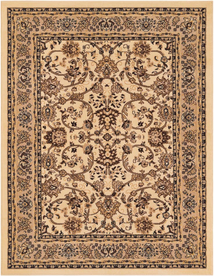 Detail image of 5' 3 x 7' Kashan Design Rug