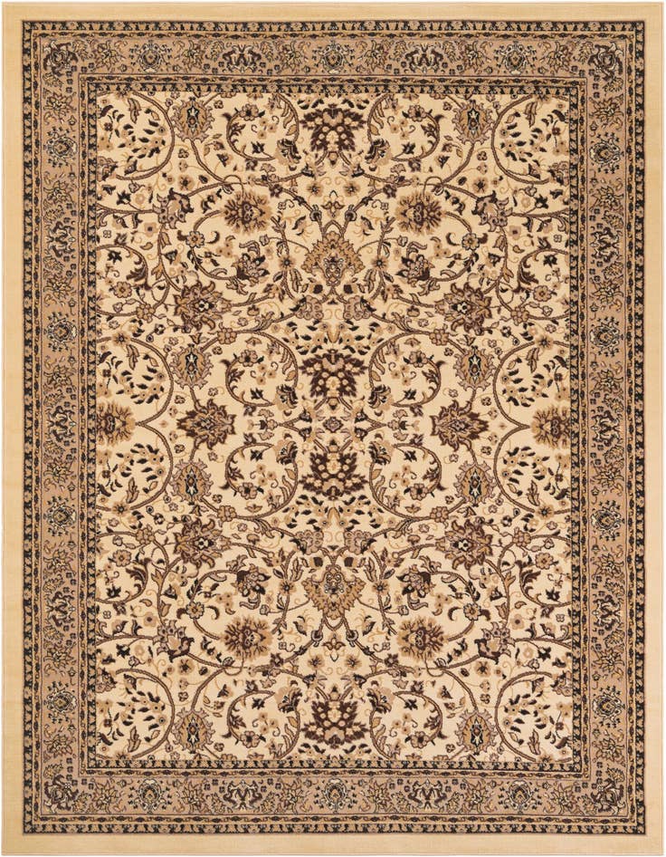 Detail image of 7' 10 x 11' Kashan Design Rug