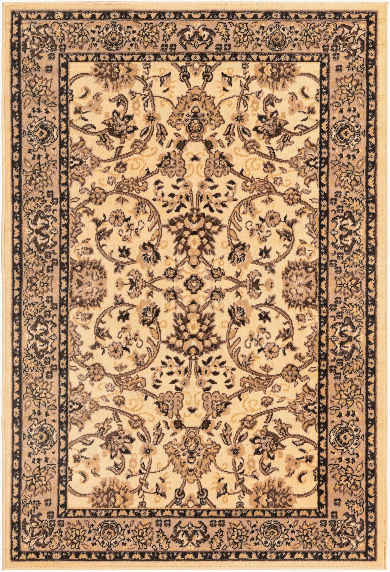 4' x 6' Kashan Design Rug