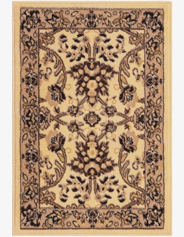 Ivory Kashan Design Rug