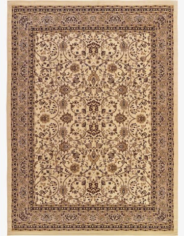 Ivory Kashan Design Rug