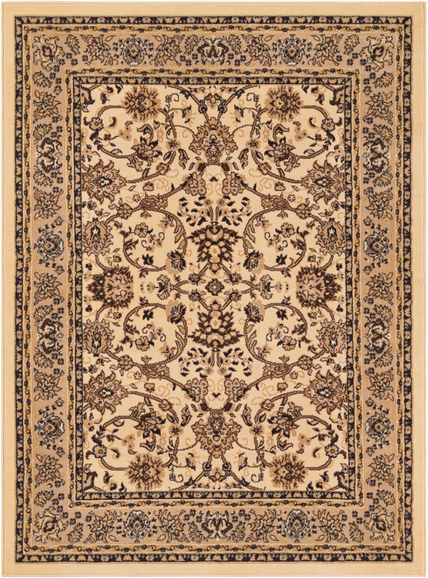 5' 3 x 7' Kashan Design Rug