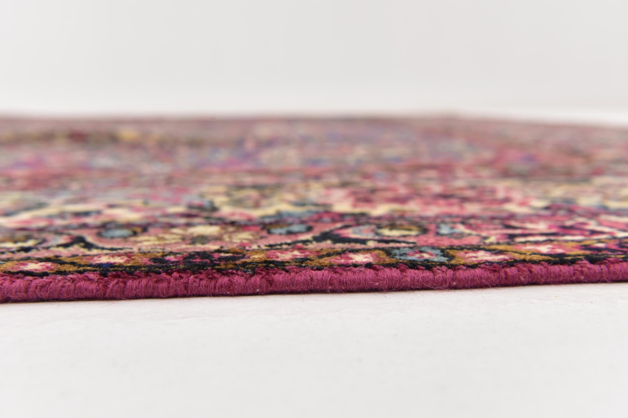 8' 9 x 11' 8 Hand Knotted Kashan Persian Wool Rug