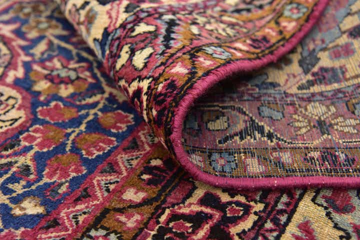 8' 9 x 11' 8 Hand Knotted Kashan Persian Wool Rug