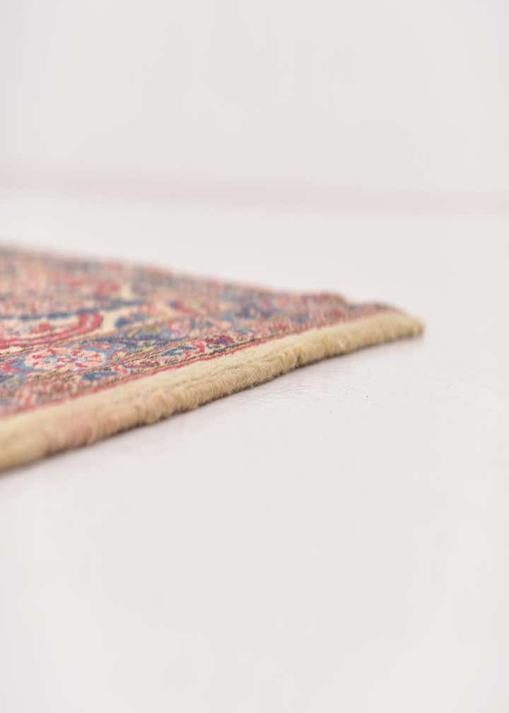7' 3 x 10' 5 Hand Knotted Kashan Persian Wool Rug