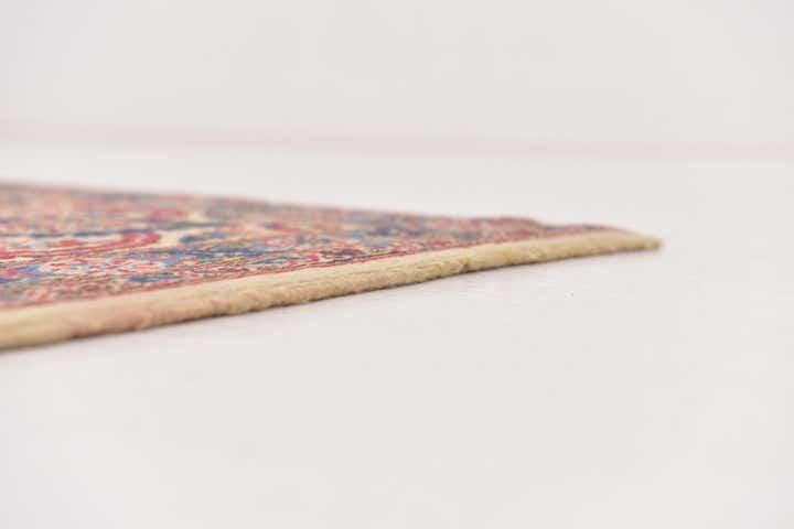 7' 3 x 10' 5 Hand Knotted Kashan Persian Wool Rug