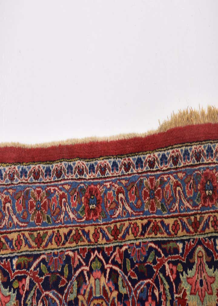 8' 8 x 12' 2 Hand Knotted Kashan Persian Rug