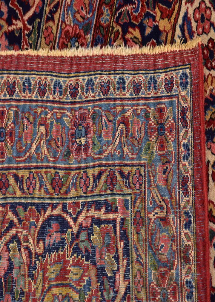 8' 8 x 12' 2 Hand Knotted Kashan Persian Rug