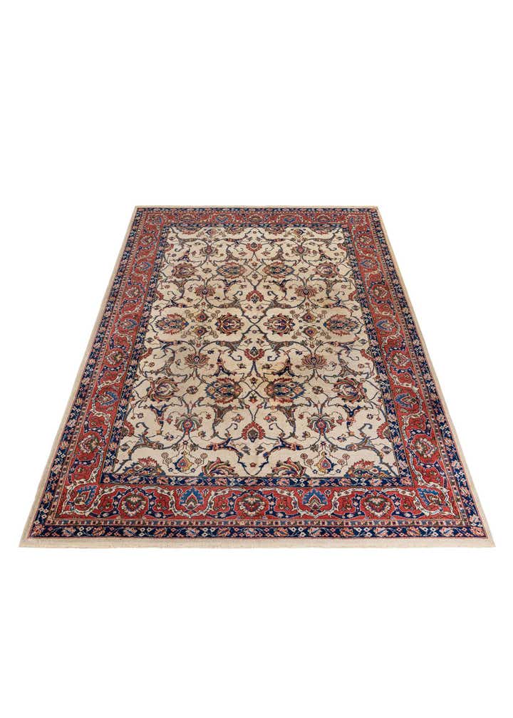 8' 8 x 11' 10 Hand Knotted Kashan Persian Wool Rug