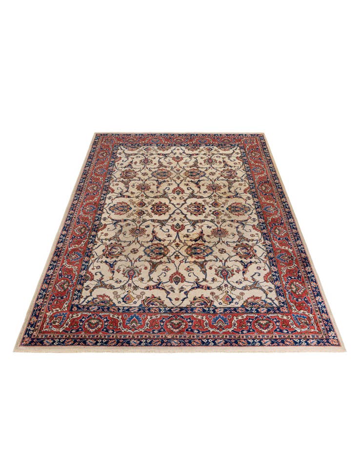 Detail image of 8' 8 x 11' 10 Hand Knotted Kashan Persian Wool Rug