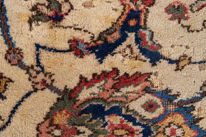 8' 8 x 11' 10 Hand Knotted Kashan Persian Wool Rug