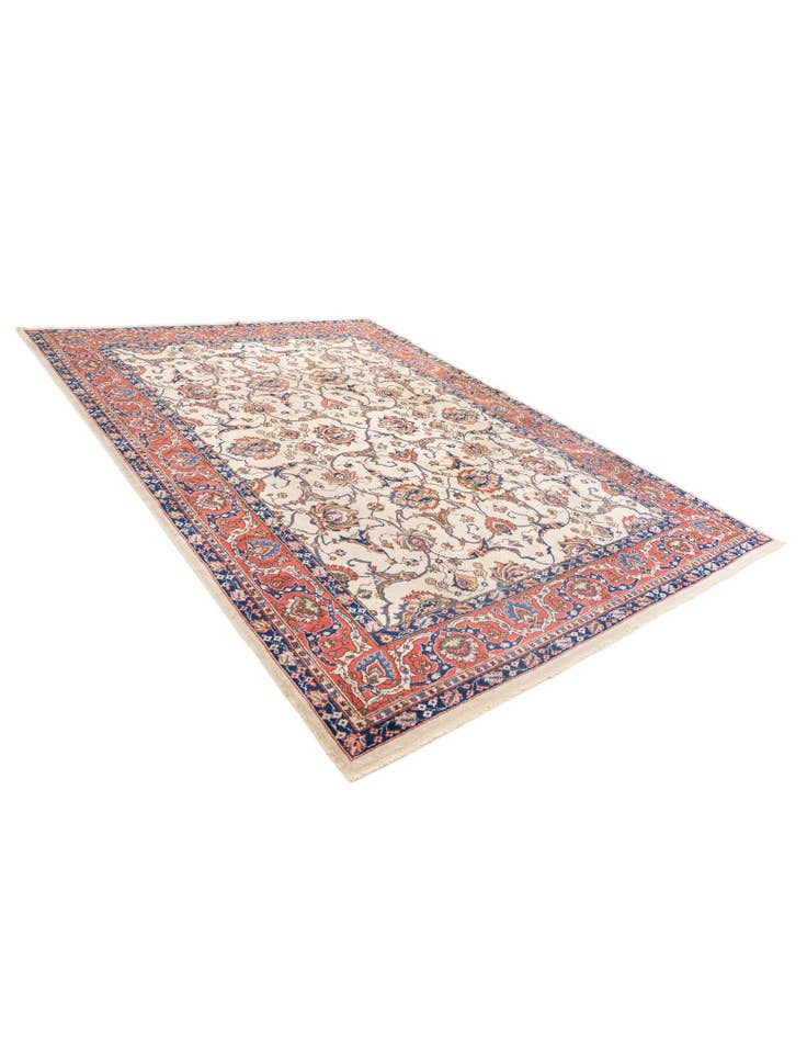 Detail image of 8' 8 x 11' 10 Hand Knotted Kashan Persian Wool Rug