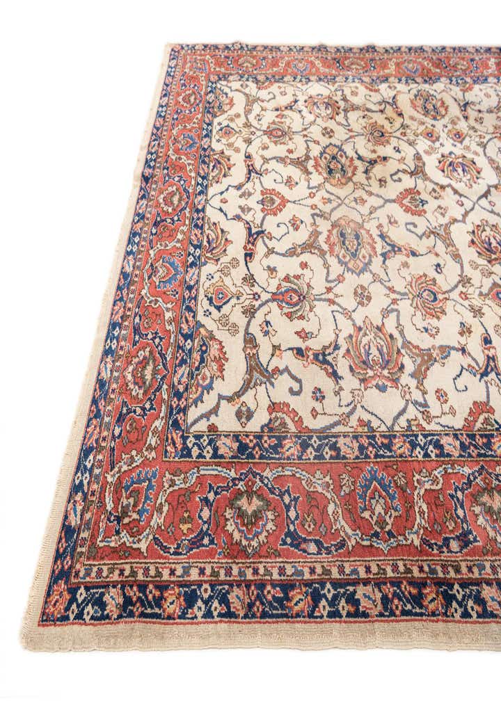 8' 8 x 11' 10 Hand Knotted Kashan Persian Wool Rug