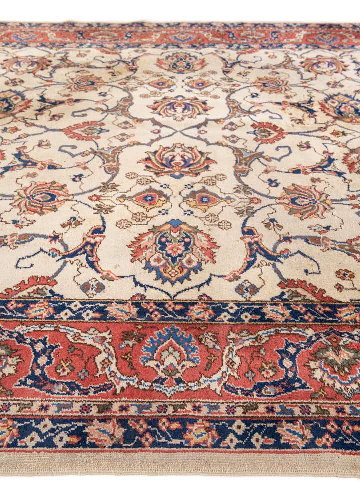 8' 8 x 11' 10 Hand Knotted Kashan Persian Wool Rug