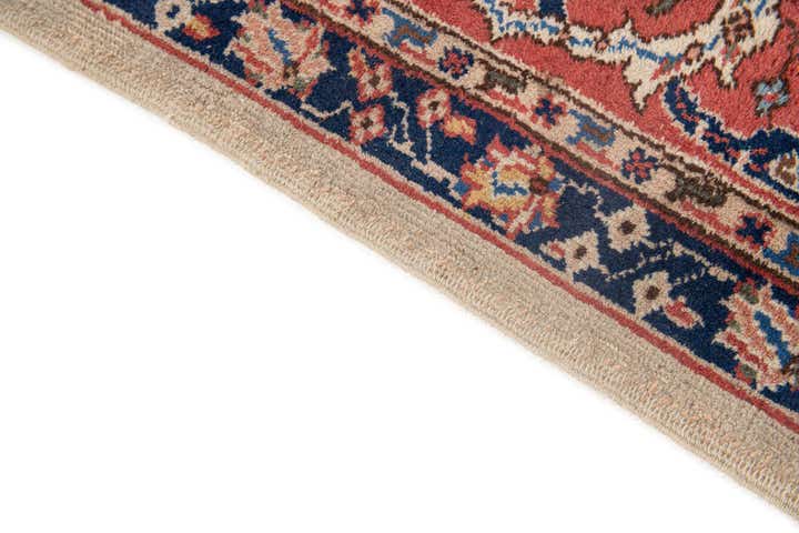 8' 8 x 11' 10 Hand Knotted Kashan Persian Wool Rug