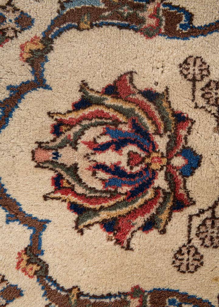 8' 8 x 11' 10 Hand Knotted Kashan Persian Wool Rug