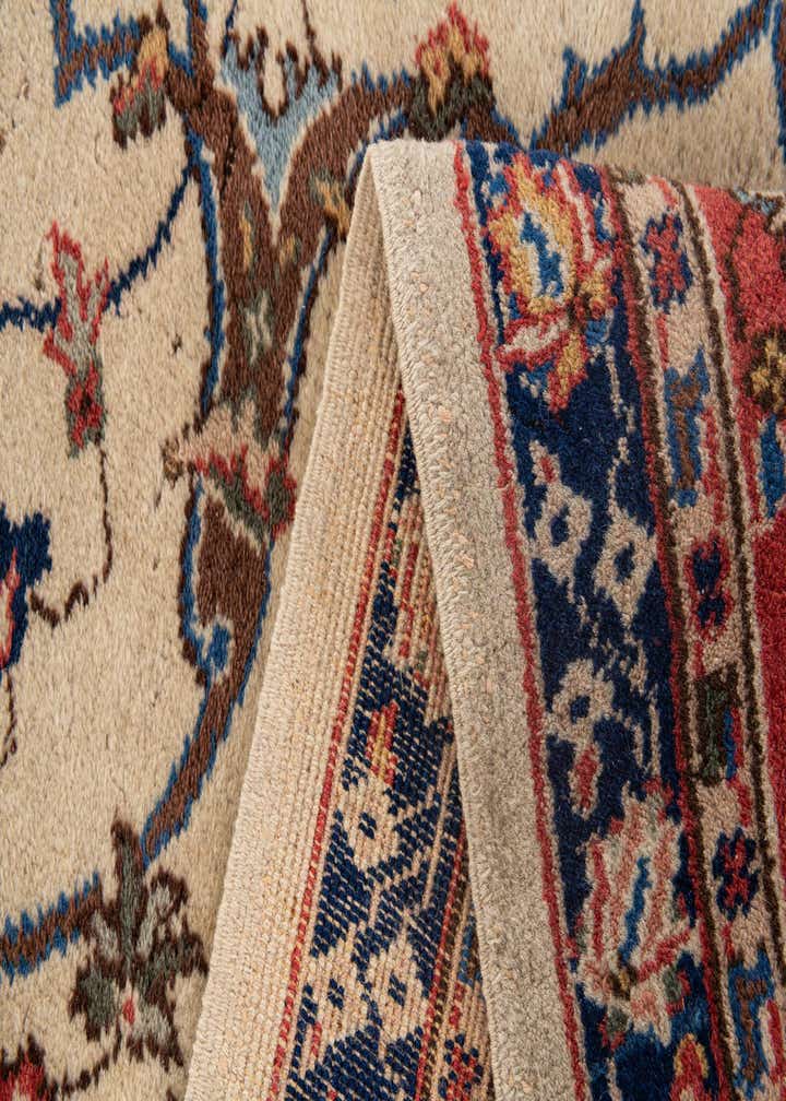 8' 8 x 11' 10 Hand Knotted Kashan Persian Wool Rug