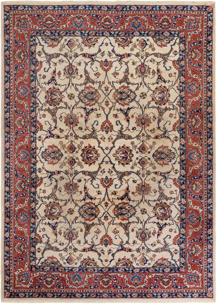 8' 8 x 11' 10 Hand Knotted Kashan Persian Wool Rug