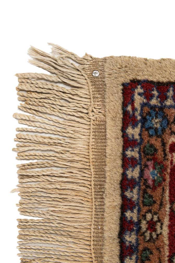 7' 2 x 10' 2 Hand Knotted Kashan Wool Rug