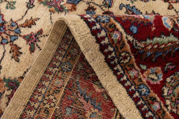 7' 2 x 10' 2 Hand Knotted Kashan Wool Rug