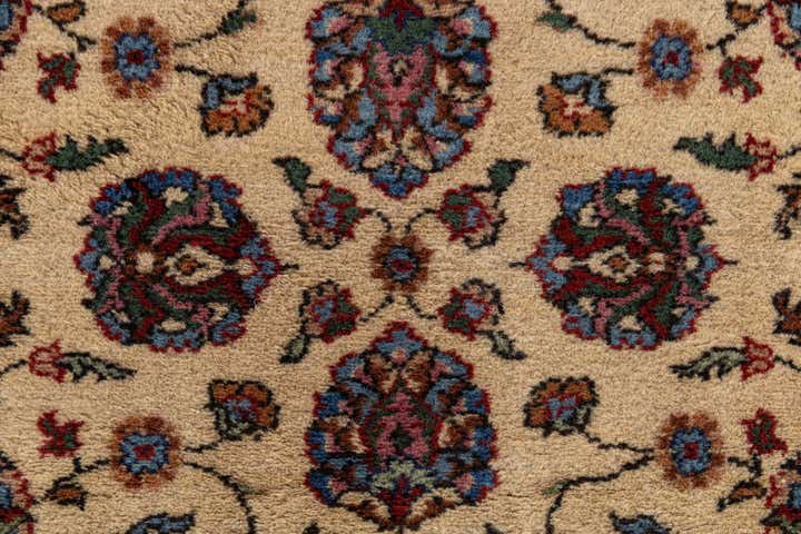 7' 2 x 10' 2 Hand Knotted Kashan Wool Rug