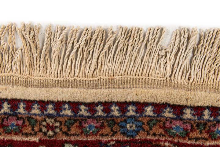 7' 2 x 10' 2 Hand Knotted Kashan Wool Rug